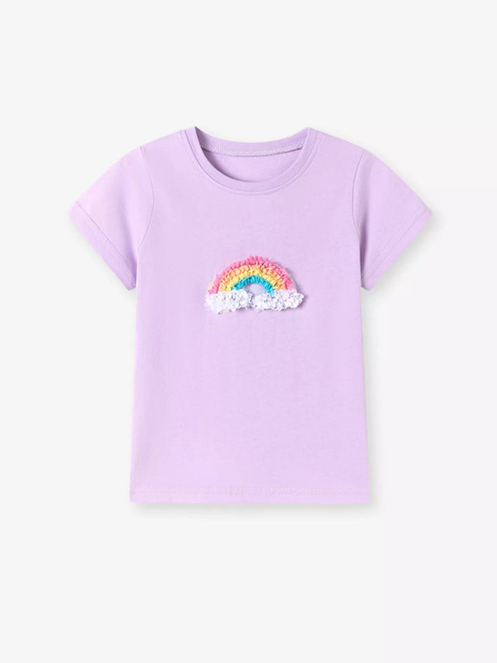 Little Orbit Rainbow Short-Sleeve T-Shirt — product view 1