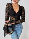 Isla Lace Long-Sleeve Bodysuit — product view 2