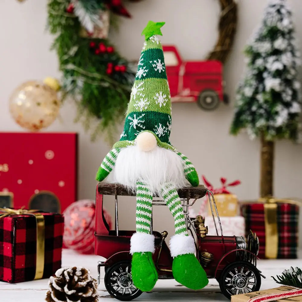 2-Piece Light-Up Faceless Gnome Decor Set