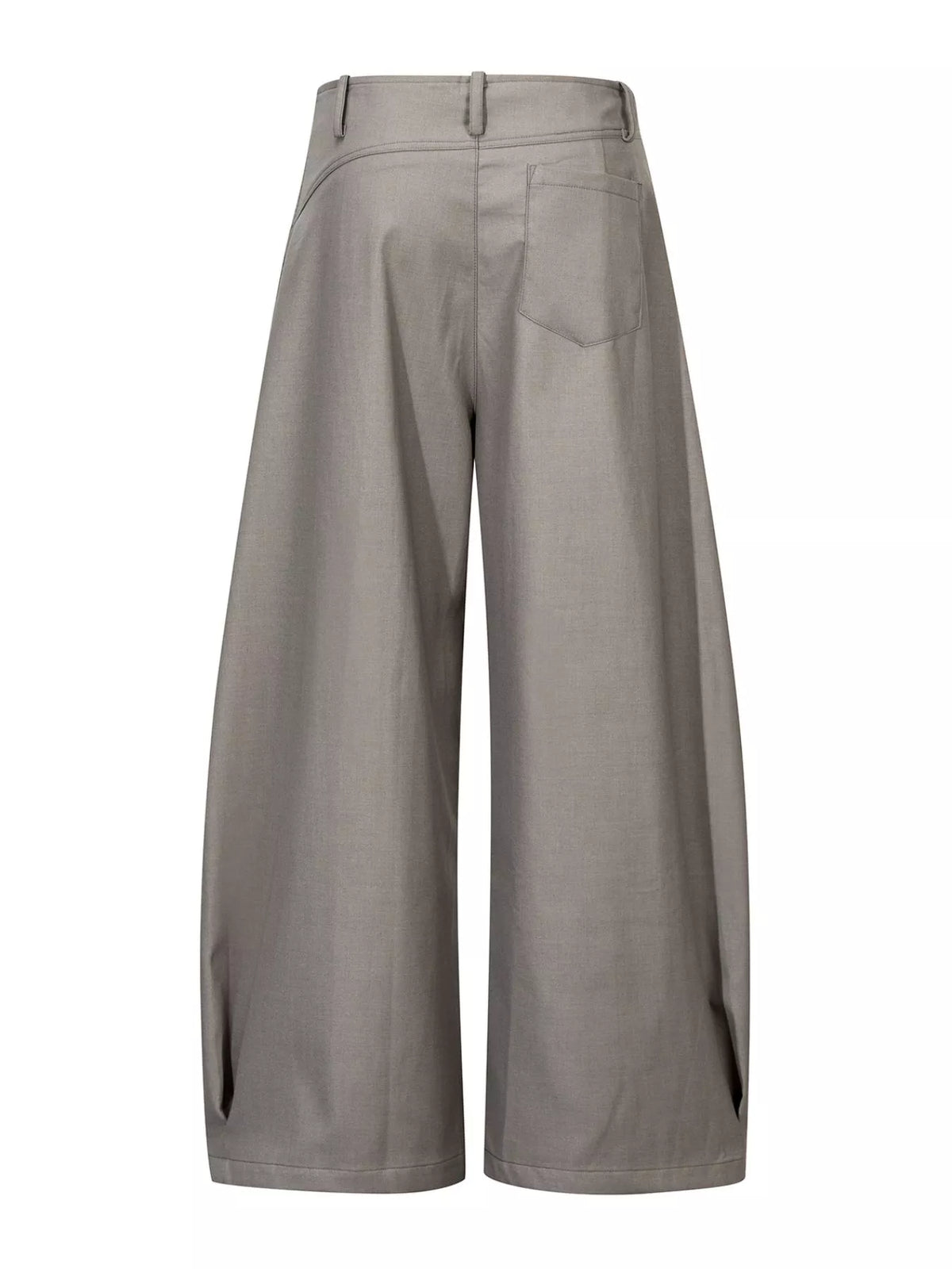 Men's High-Waisted Pleated Wide-Leg Pants