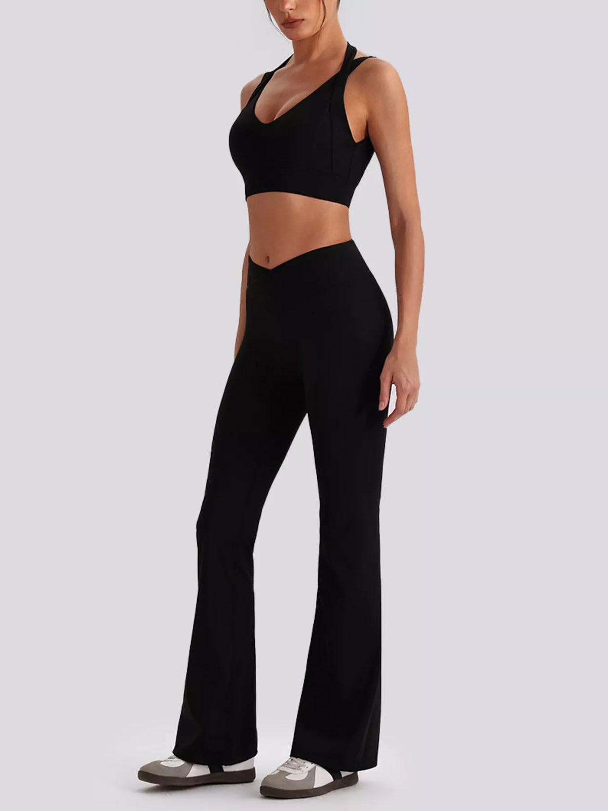 Seamless V-Neck Tank & Leggings Active Set