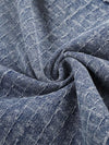 Pale Indigo Wide-Leg Denim Shorts — color or detail view 8
