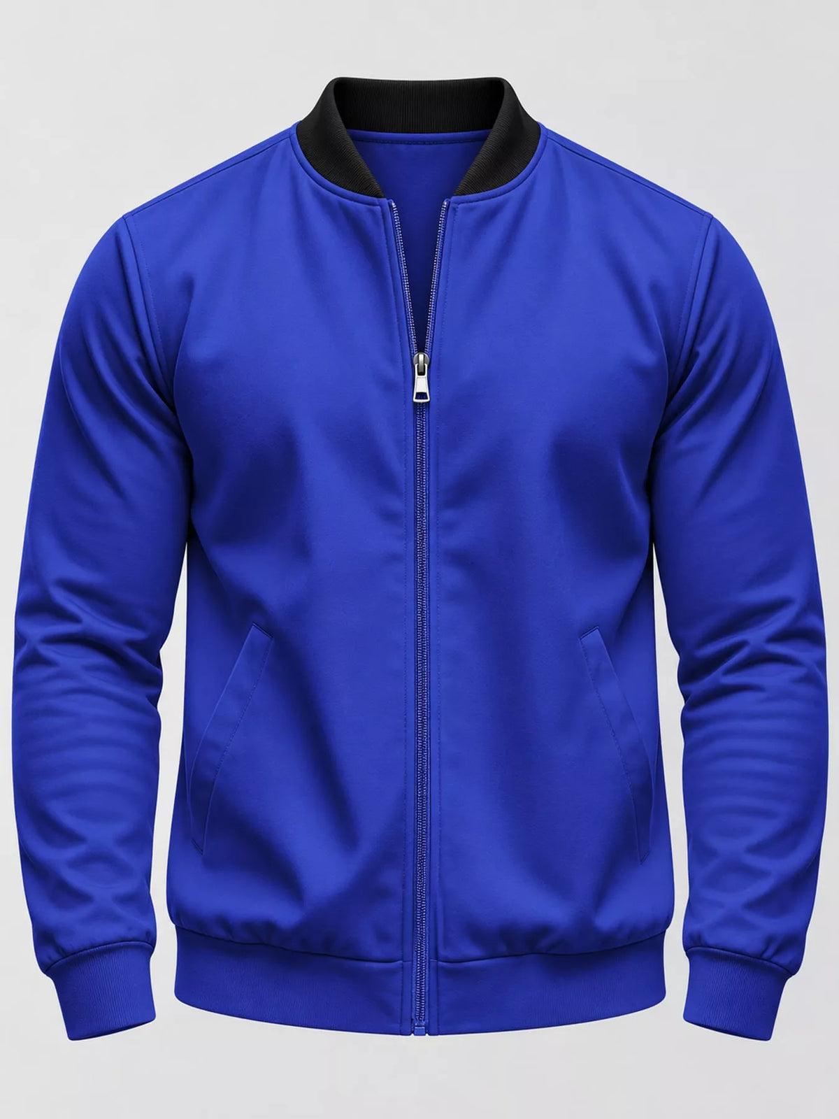 Men's Classic-Fit Zip-Up Bomber Jacket with Pockets — photo 10