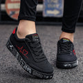 Love Print Canvas Shoes | Unisex Lace-Up Flats Casual Sneakers