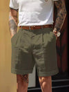Gallery Pleated Tailored Shorts — color or detail view 2