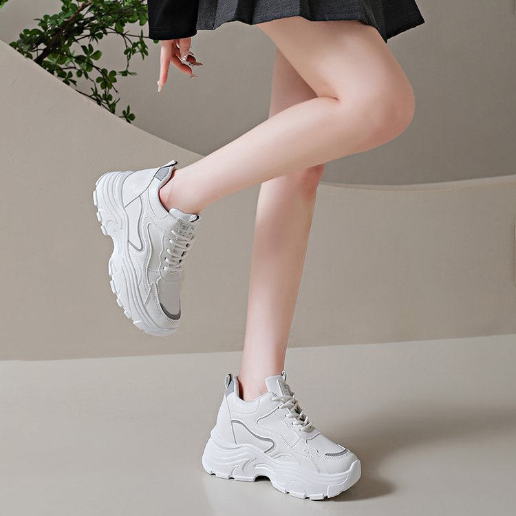 Women's Breathable Mesh Casual Running Sneakers | Lace-Up Soft-Sole Athletic Shoes
