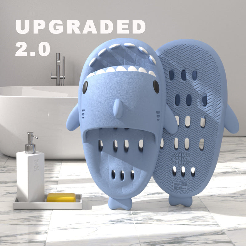 Shark Slides Shower Shoes With Drain Holes