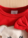Moonbeam Bear Heart Print Dress & Headband Set — product view 3