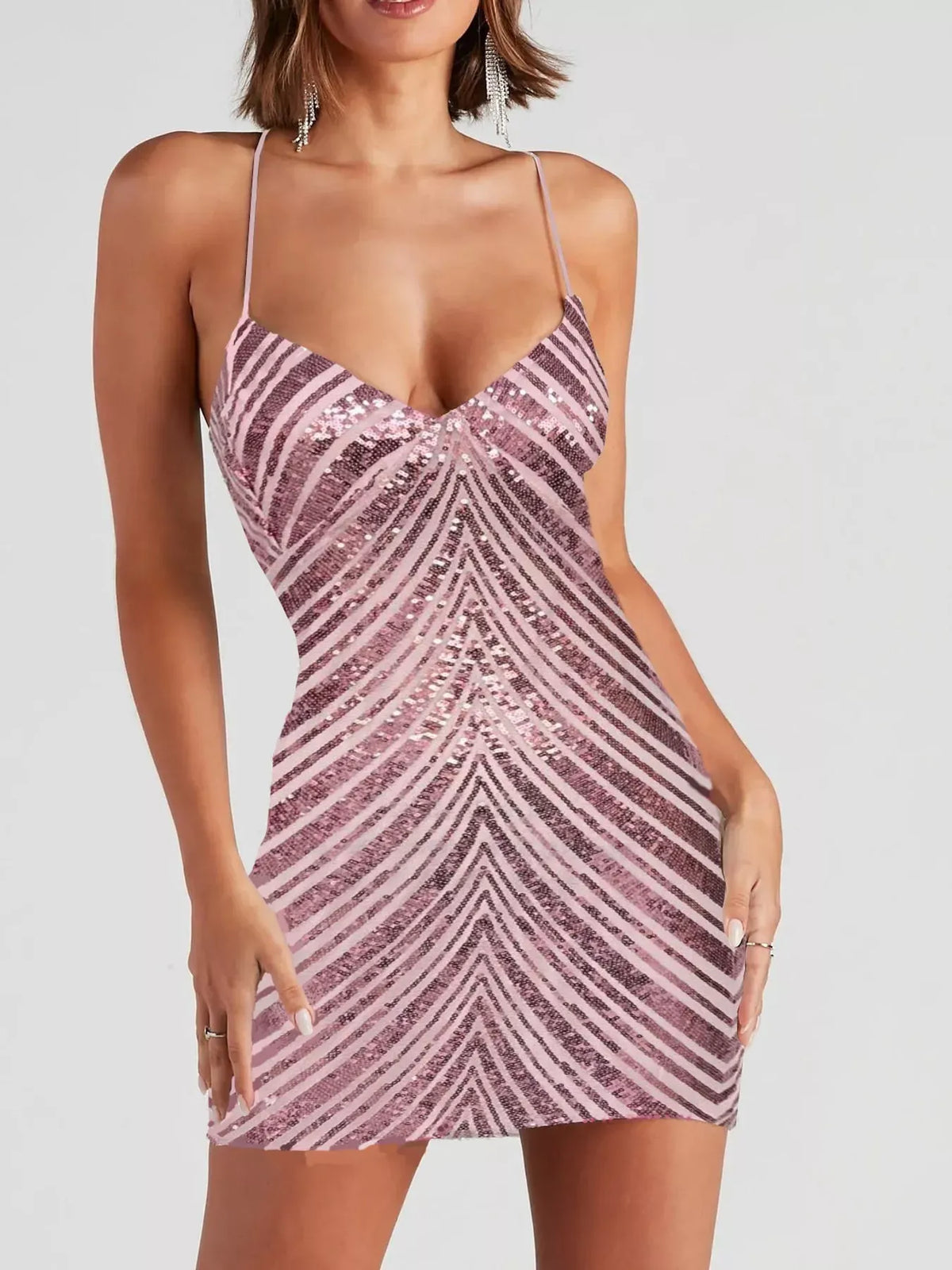 Women's Sequin Bodycon Mini Dress — photo 21