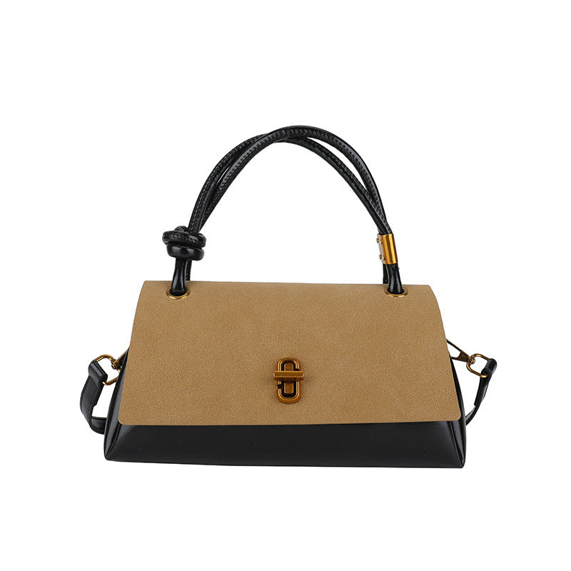Vintage PU Leather Tote Bag