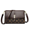 Women's Printed High Capacity Shoulder Bag - PU Leather Crossbody Handbag