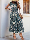 Solene Printed Crewneck Cap Sleeve Wide-Leg Jumpsuit — product view 18