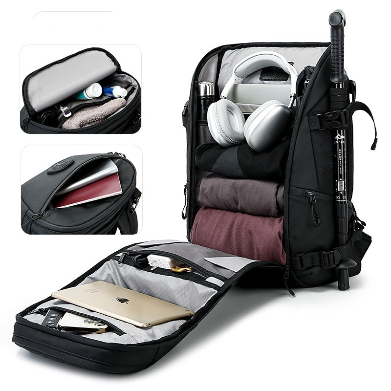 High-Capacity Outdoor Adventure Backpack – Oxford Fabric, Multi-Compartment