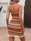 Dahlia Geometric Pattern Tube Mini Dress — product view 5