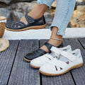 Women's Velcro Slip-On Sneakers | Casual Flat Walking Shoes | Comfortable Everyday Footwear