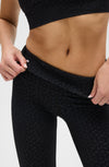 The Fierce Leggings — Black Cheetah Print Compression Leggings