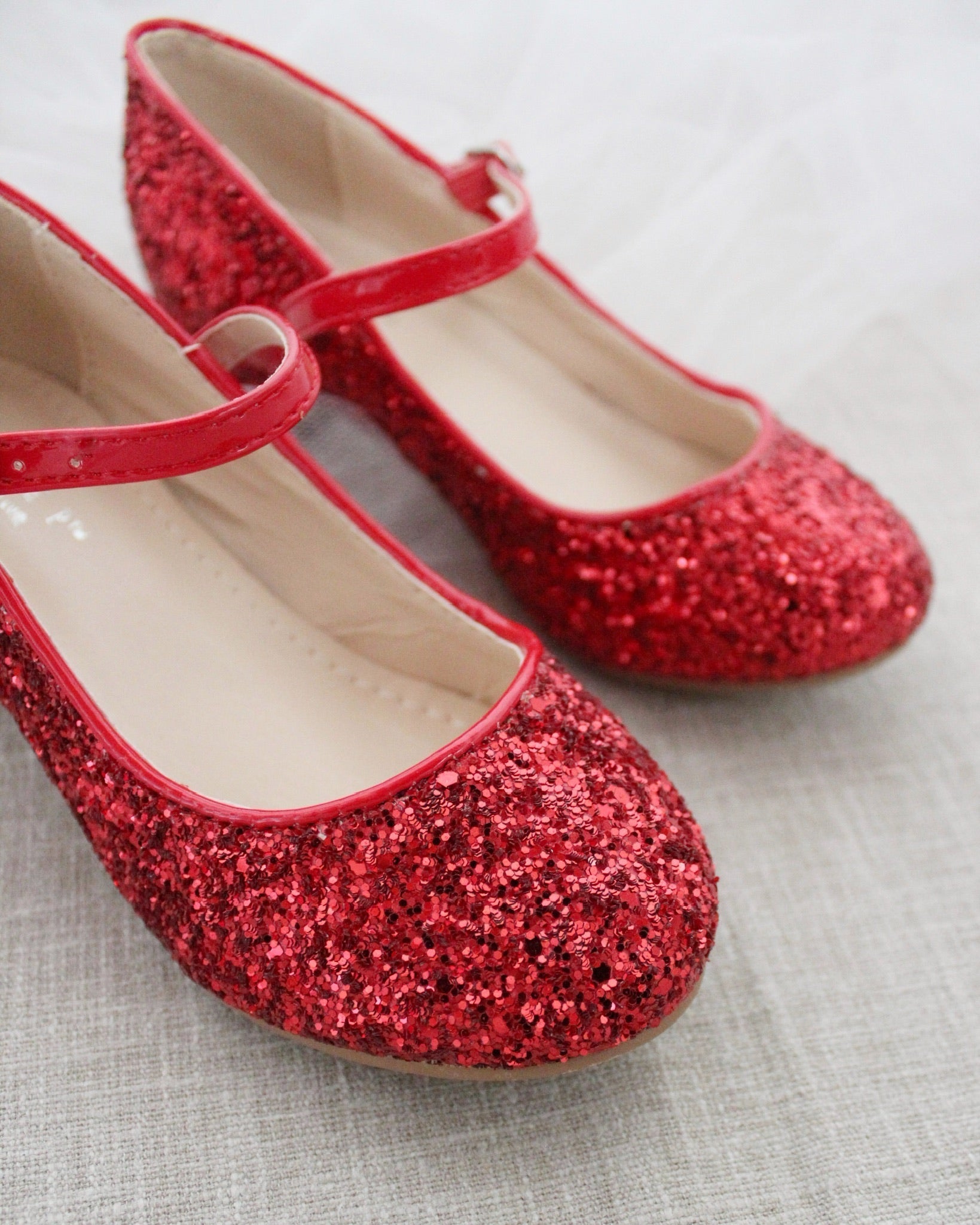 Rock Glitter Mary Jane with Glitter Heels for Girls