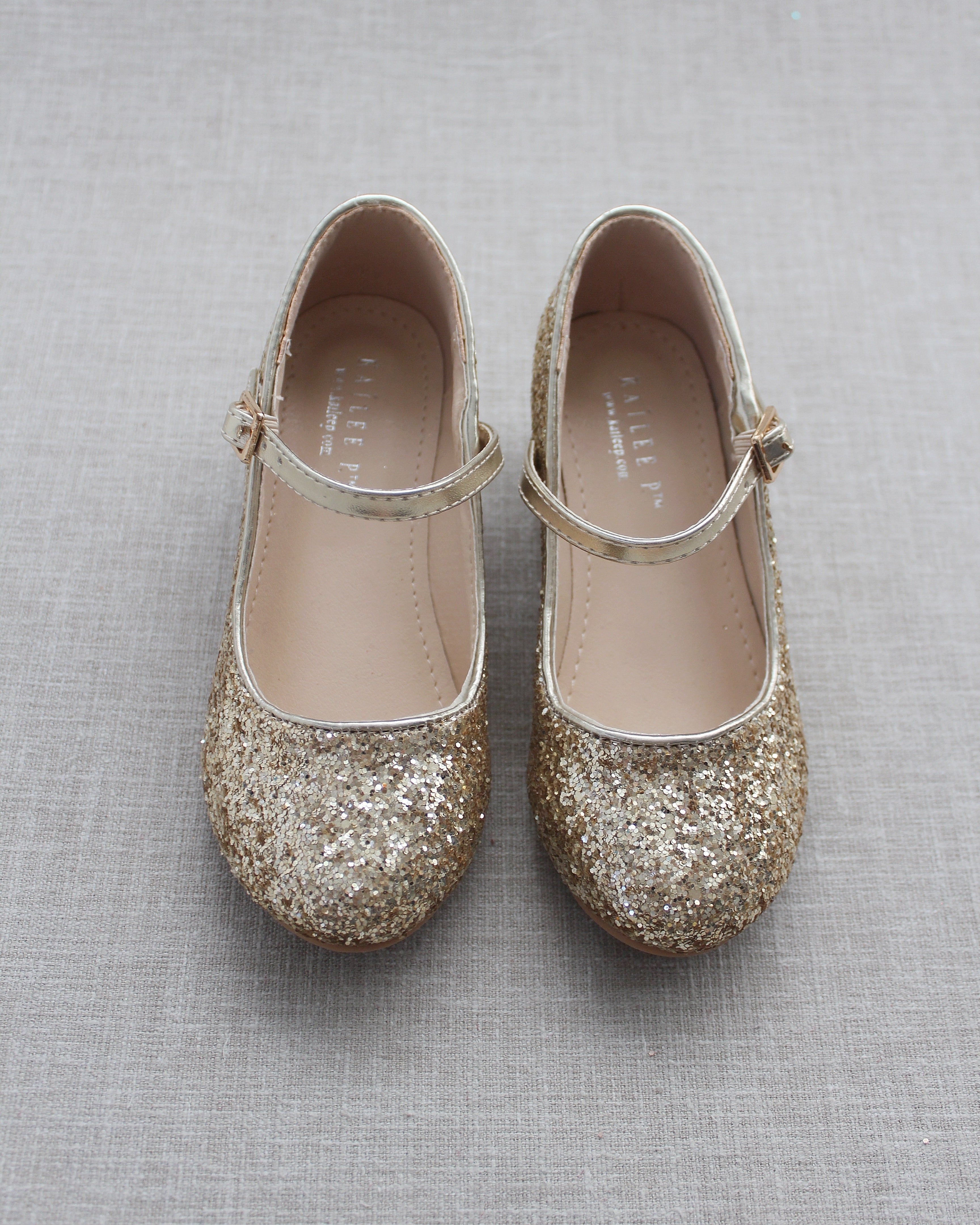 Rock Glitter Mary Jane with Glitter Heels for Girls