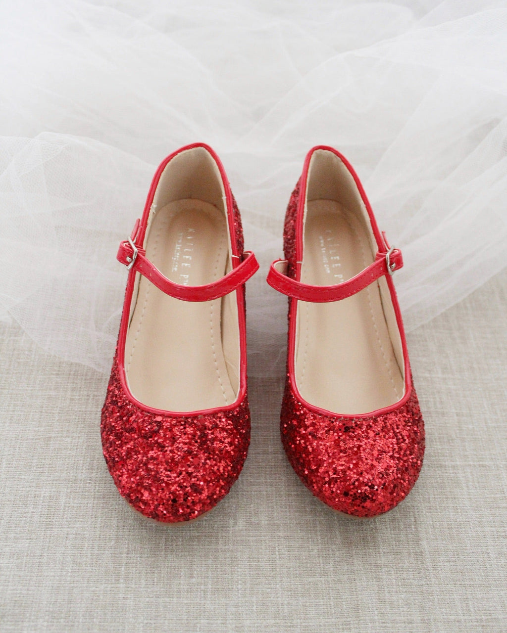 Rock Glitter Mary Jane with Glitter Heels for Girls