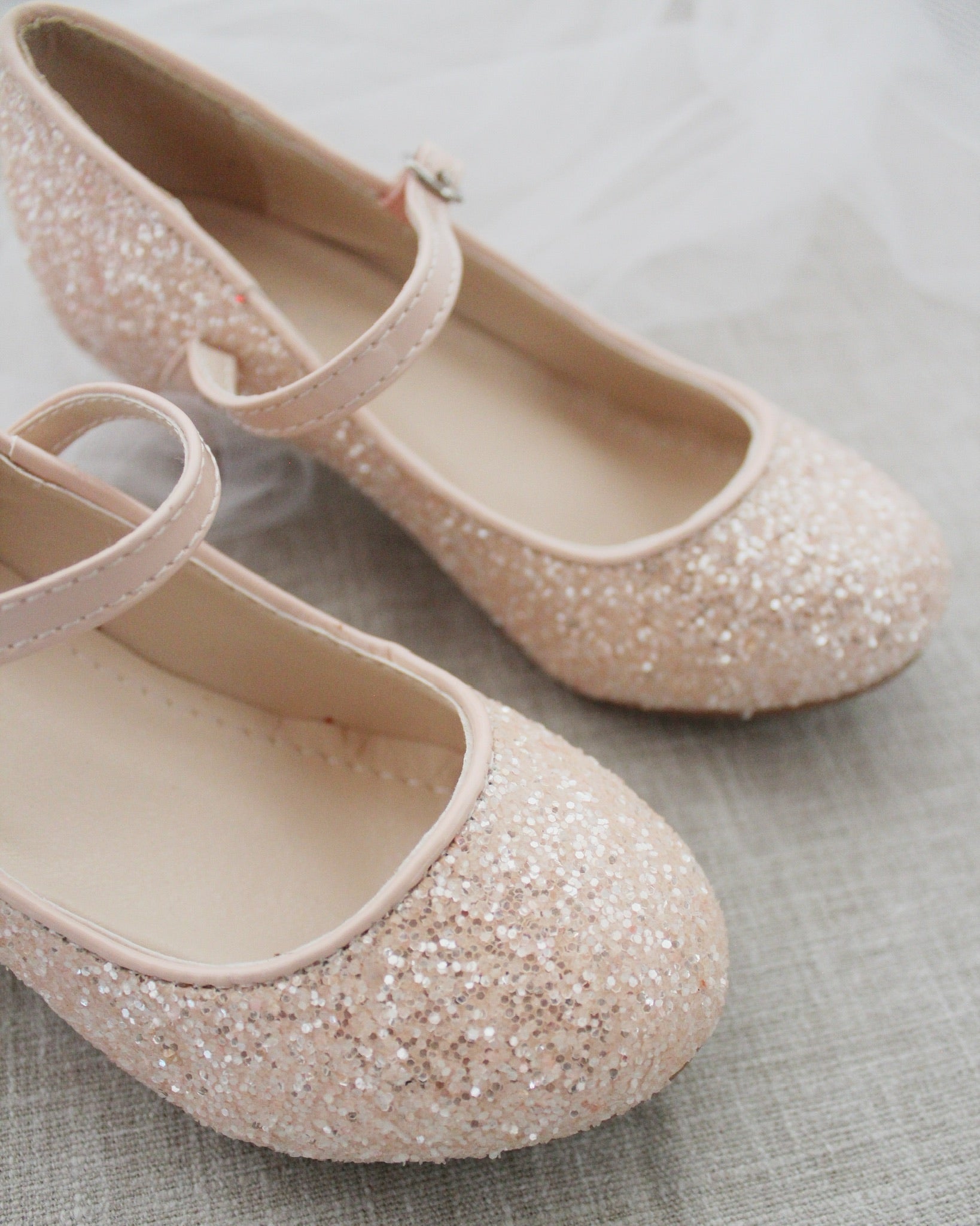 Rock Glitter Mary Jane with Glitter Heels for Girls