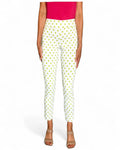 Krazy Larry P507 Pull on Pant - Lime Polka Dot