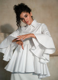 Sesta Italian Design White Gabardine Shirt