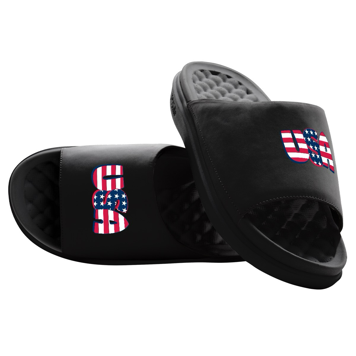 USA Flag Wordmark Motive