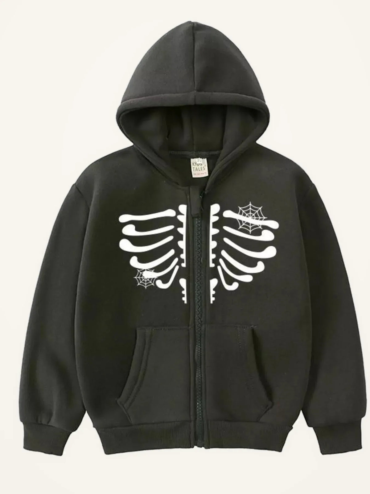Wildwood Halloween Skeleton Zip-Up Hoodie — photo 1