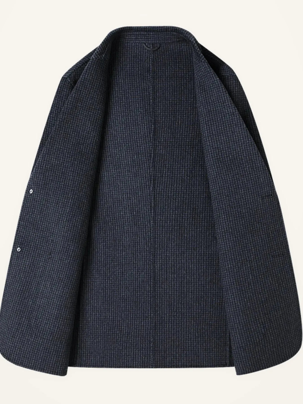 Men's Plus Size Lapel Collar Long Sleeve Blazer — photo 3
