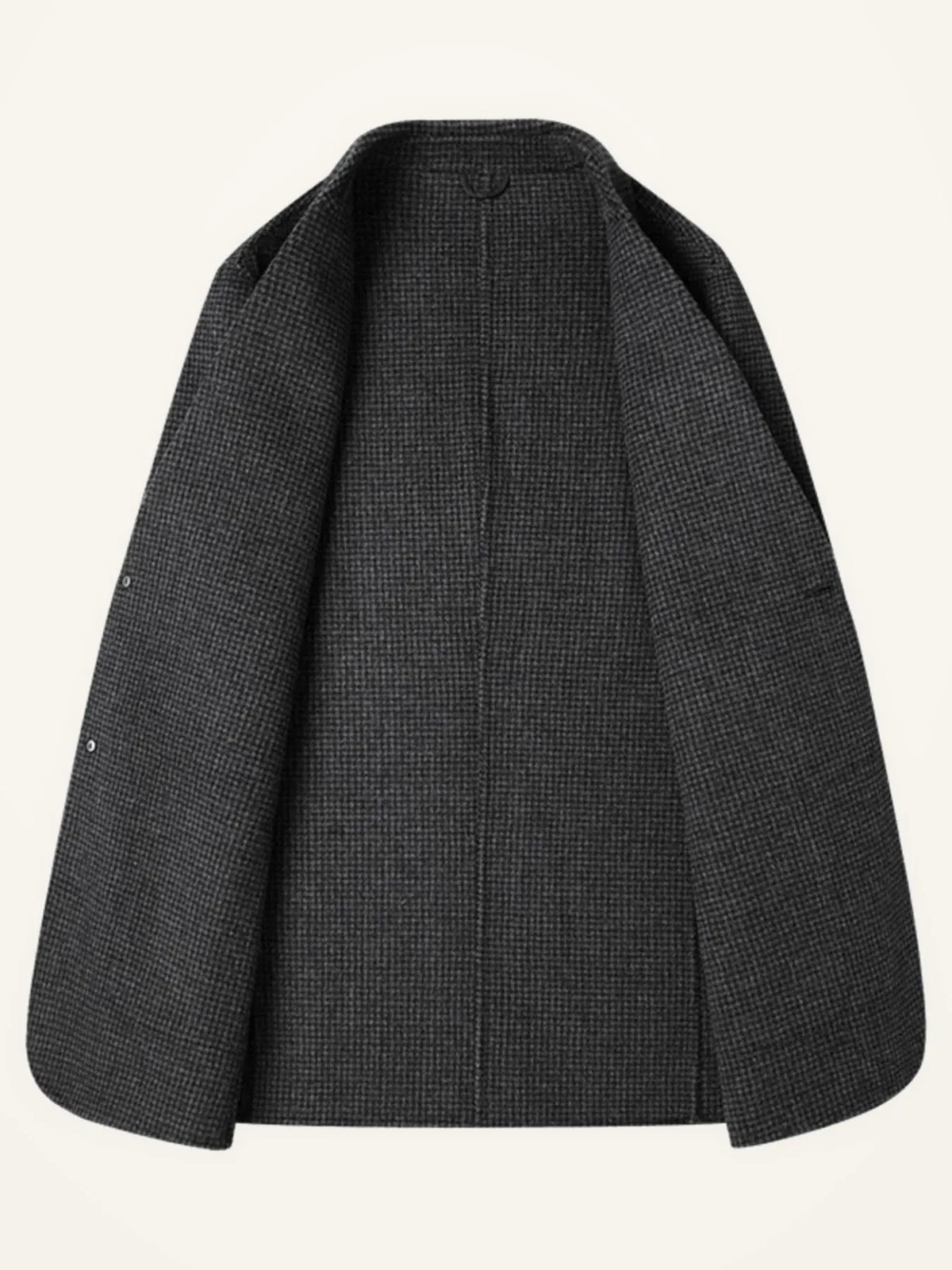 Men's Plus Size Lapel Collar Long Sleeve Blazer — photo 8