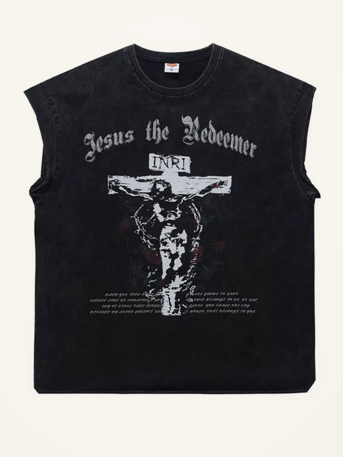 Men's Redeemer Vintage-Wash Cross Tank — photo 4